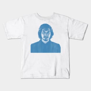 Adam Driver in Blue Kids T-Shirt